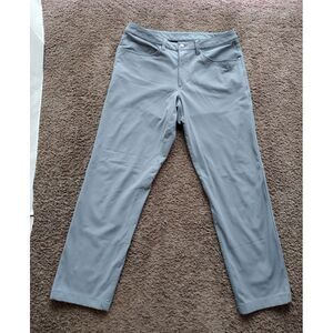 Lululemon Commission Pant Men's 32x30 Chino ABC Warpstreme Gray Golf Preppy